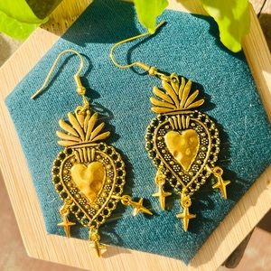 Milagro Sacred Heart ♥️🔥 Earrings
